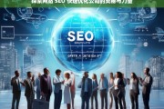 探索网站 SEO 快速优化公司的奥秘与力量，网站 SEO 快速优化公司的奥秘与力量探索