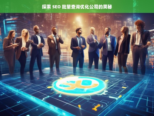 探索 SEO 批量查询优化公司的奥秘